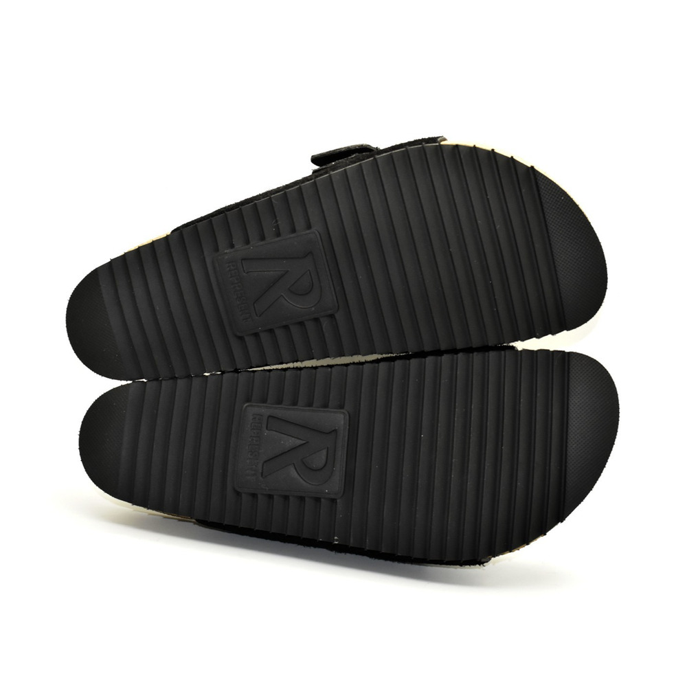 B0 New Represent Initial Logo Strap Soft Black Su… - image 6